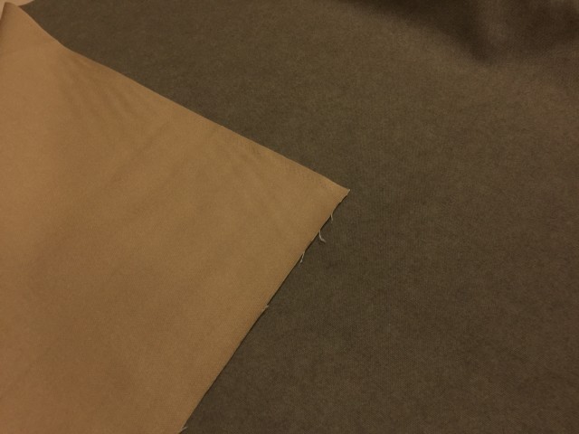 帆布（ハンプ）茶色 生地 布 綿100％ コットン 日本製